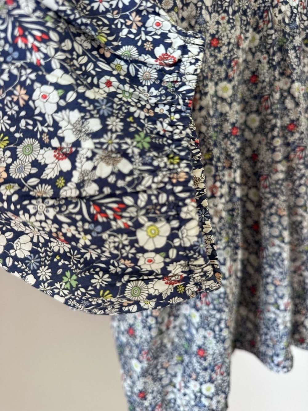 J. Crew Liberty Print‎ "June Meadow" Floral Peasant Blouse XS - Picture 3 of 9